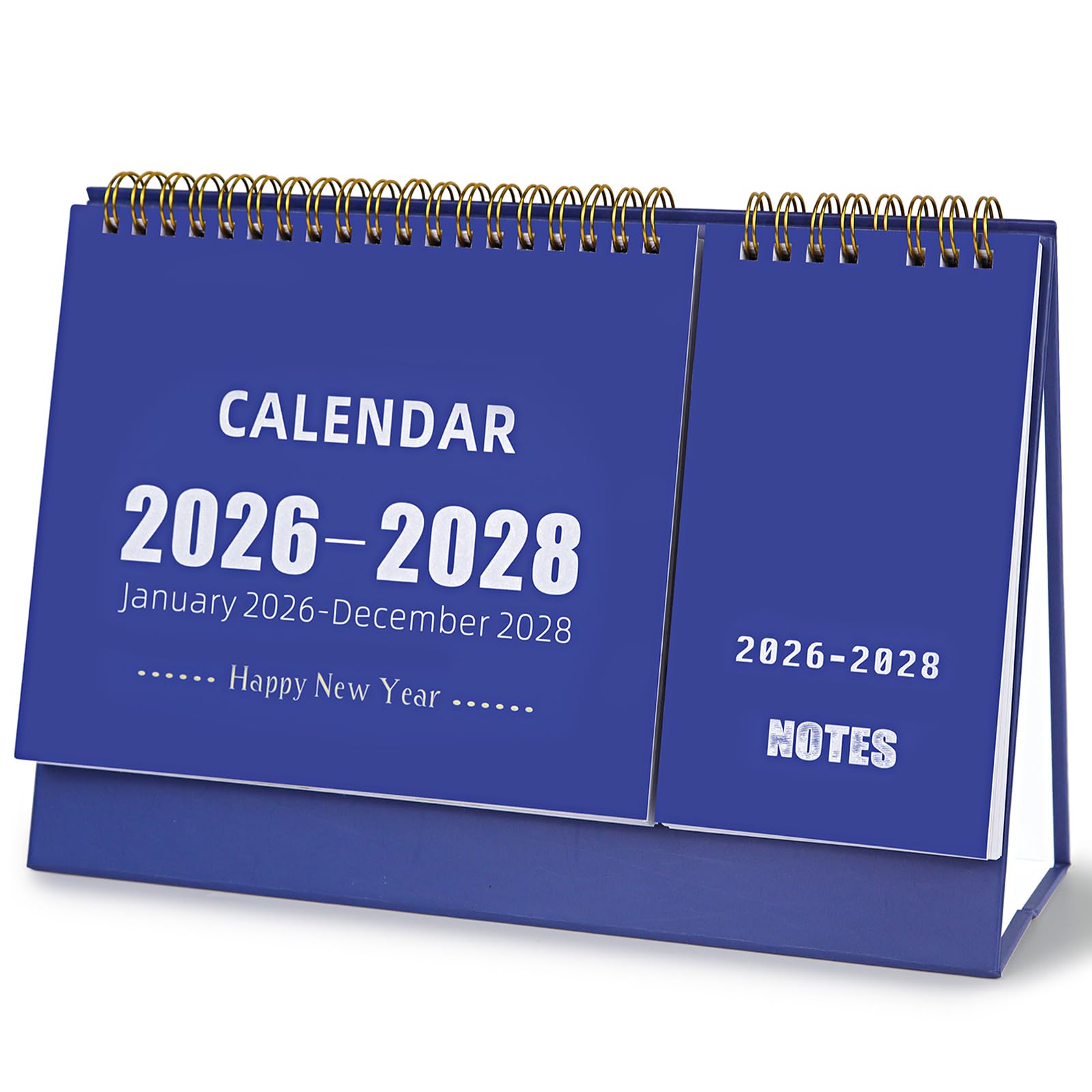 Photo 1 of 2026-2028 (3 Years) Desktop Calendar Small Flip Calendar Standing Office Home Desktop, Small Desk Calendar from Jan 2026 to Dec 2028, Desk Calender with Writing Notepads Monthly Planner To-Do List
