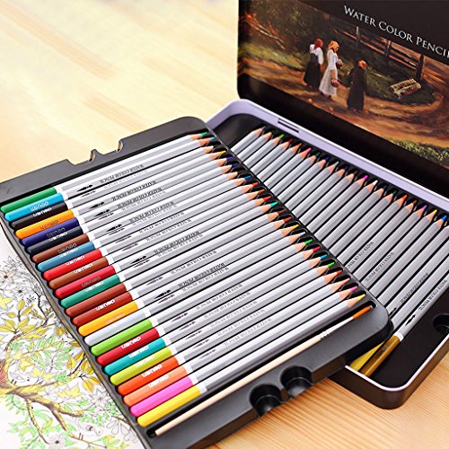 New 72 wooden colored pencils shading professional artist drawing set sketching