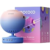 POCOCO Galaxy Star Projector + Gorgeous Nebula Series Discs | 8 Discs Total, Rechargeable, 1W Soft Light, 2 Megapixel Lens, 5K Discs, Realistic Galaxy