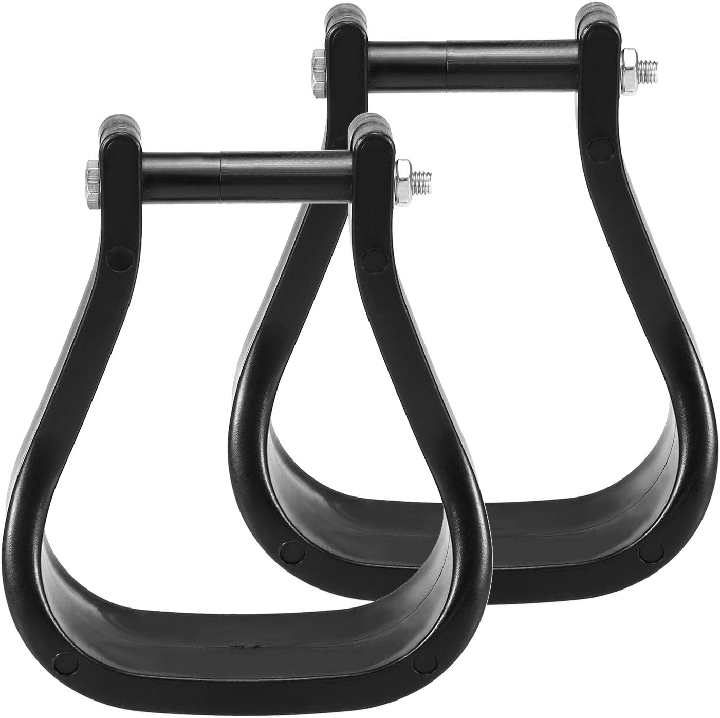 Ajcoflt 1 Pair Plastic Western Horse Riding Stirrups