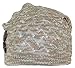 D&Y Women's Loose Knit Variegated Lightweight Skull Cap W/2 Buttons (One Size)