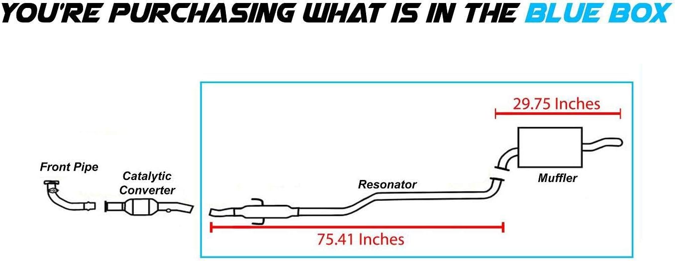 Muffler Ap Exhaust Z242tg For Toyota Corolla 1998 1999 2000 2001 2002 Car Truck Parts Bennysberries Car Truck Exhausts Exhaust Parts