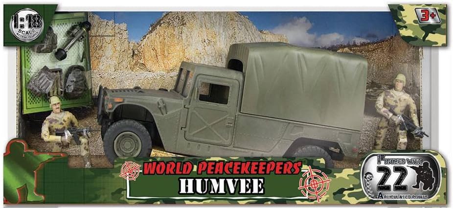 World Peacekeepers Transport Humvee with Figures and Accessories