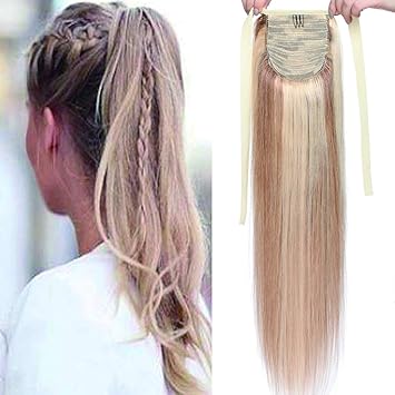 Amazon Com Sego Binding Ponytail Extension Human Hair Long