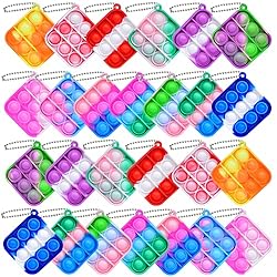 26pcs Mini Pop Fidget Toys Pack Push Bubble Pop