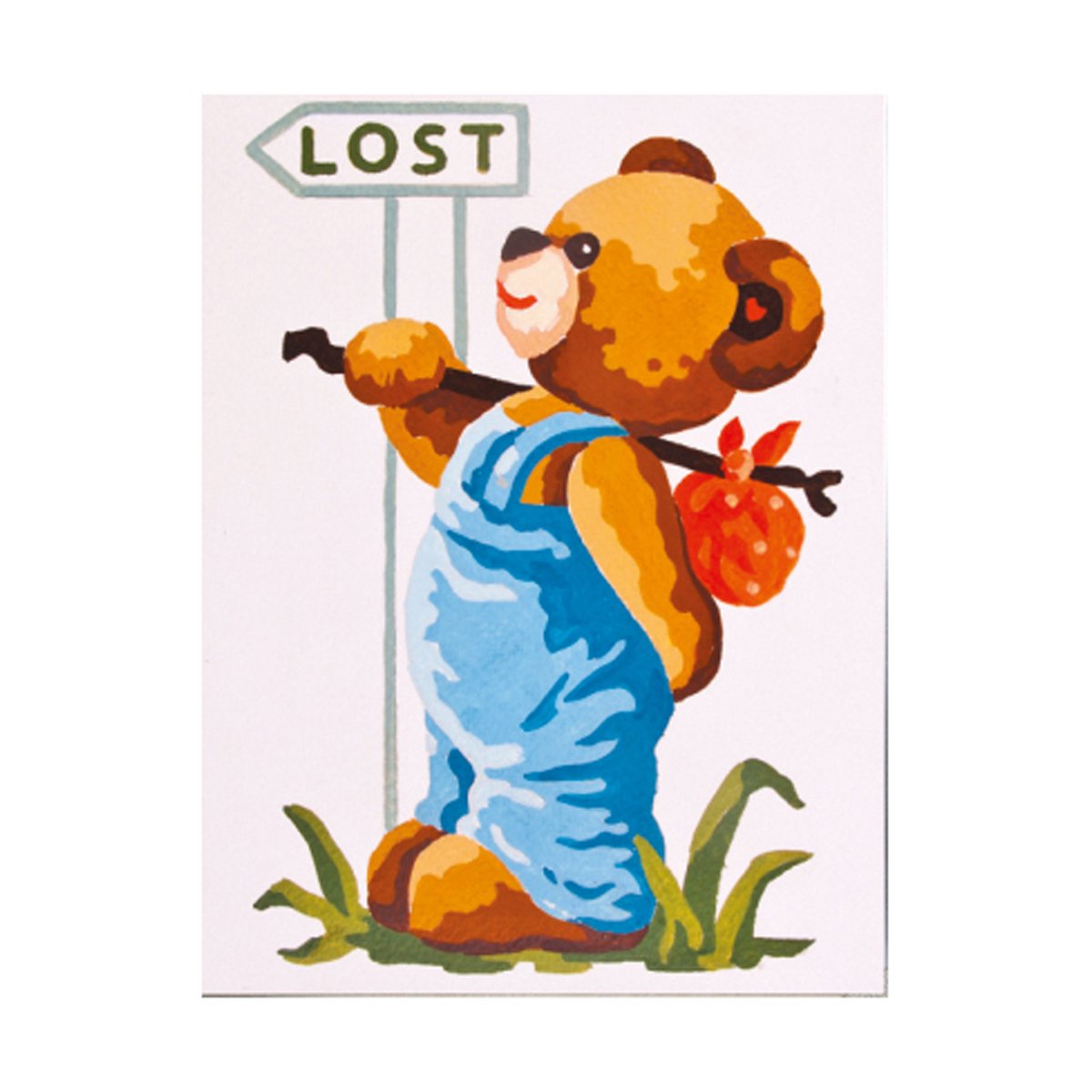 Collection D'Art Hobo Bear Tapestry Kit, 100% Cotton, Multi-Colour, 20 x 25 x 0.1 cm