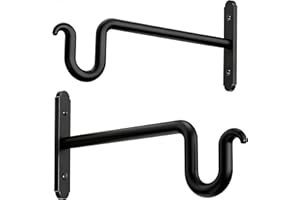 Qiuzido Plant Hook Plant Bracket - Heavy Duty 6in Plant Hangers Outdoor or Indoor, Flower Hanging Hook for Flower Basket, Lan