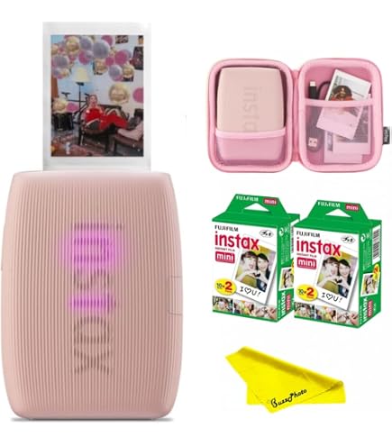 Amazon.com : Fujifilm INSTAX Mini Link 3 Smartphone Printer | Rose