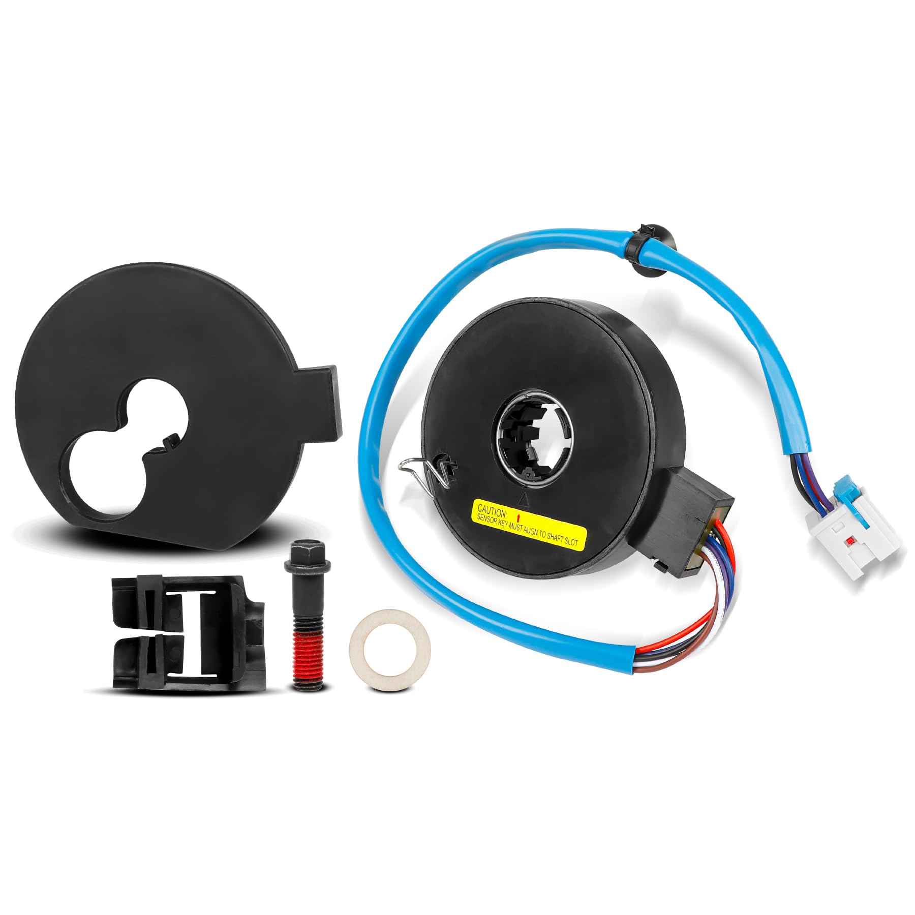 Photo 1 of 23232310 Power Steering Torque Sensor Compatible with Chevy Malibu 2004-2012, Pontiac G6 2005-2010, Saturn and Aura 2007-2009 Select Models, Steering Wheel Position Sensor Replace 5S15931