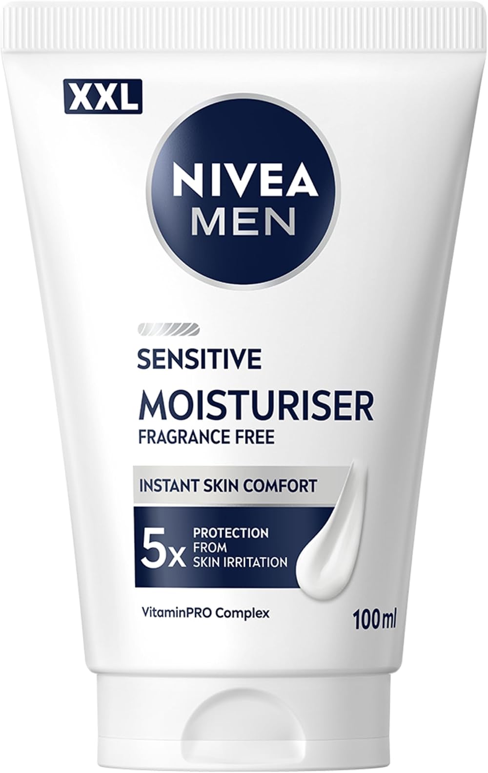 NIVEA MEN Sensitive Facial Moisturiser XXL 100ml 24H Hydration Chamomile