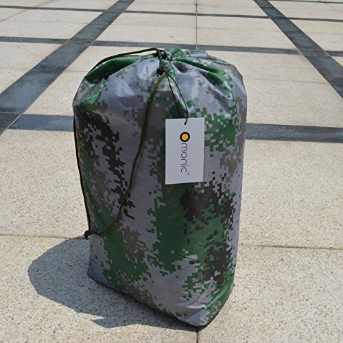 Omonic 210D Camouflage Net Desert Woodland Camo Netting for Camping Military Hunting Shooting Sunscreen Netting (Army Digital Camo, 10-16.5ft（3-5m）) - Thumbnail 6