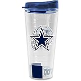 Rico Industries NFL Football Double Wall Classic 16oz Or 20oz Tritan Tumbler W Lid