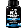 Palmitoylethanolamide Pea Supplement 600 mg | Micronized Pea 99% Highly Purified and Bioavailable | Made in USA | Supplement for Men and Women - 120 Capsules