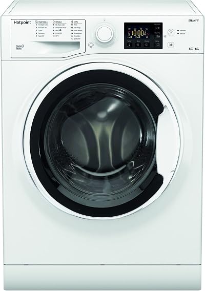 Hotpoint Futura 8kg Wash 6kg Dry Freestanding Washer Dryer 1400rpm White