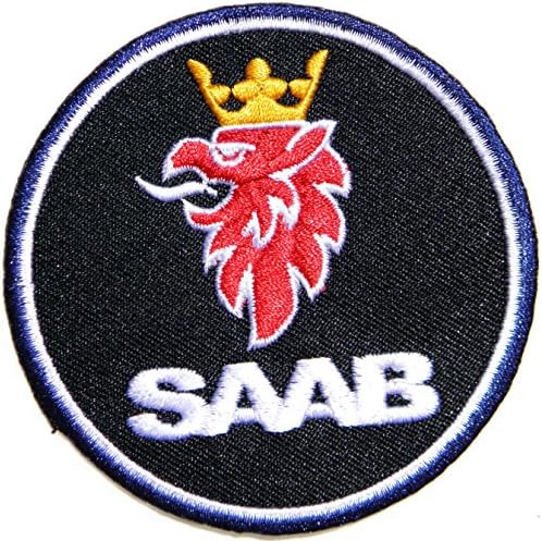 SAAB SCANIA Logo Sign Motorsport Car Truck Patch Sew Iron on Applique Embroidered T shirt Jacket Suit Custom BY SURAPAN