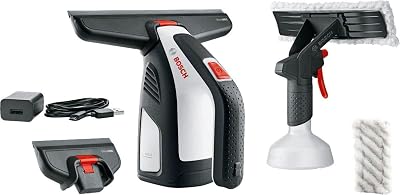 Bosch GlassVAC Cordless Window Vac for Windows Tiles Mirrors 30 Min Runtime