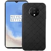 Phone Case for Oneplus 7T Slim Soft Rubber Anti-Slip Case Women Men Black | Shock Resistant, Rugged Lightweight, Flexible Slim Thin, Fit Protective Rubber Phone Cover for Oneplus7T One Plus 1 + 7 7t T