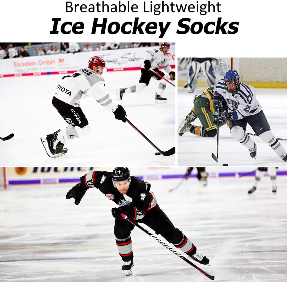 COLDINDOOR Youth Hockey Socks for Boys Girls Durable Hockey Socks XS : Sports & Outdoors
