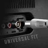 D.A.Y. Republic 5m TV Aerial Coax Cable with Female Adapter Silver view 4