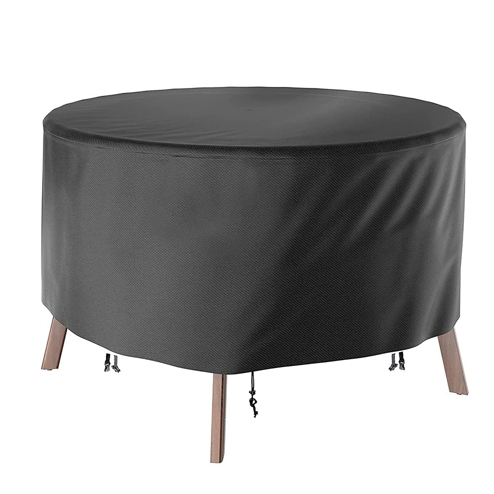 CENPEK Round Patio Furniture Covers Waterproof Outdoor Table and Chair Set Covers Dustproof Covers for Outdoor Furniture Set and Sectioal Sofa Set-130 x 71cm