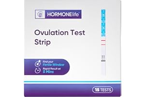 HORMONElife Ovulation Test Strips - LH Surge Detection for Women, Rapid and Reliable Home Urine Test, Ultra Early Result, Sim