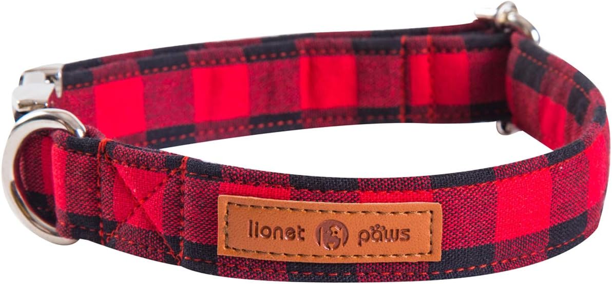 Lionet Paws Cotton Dog Collar with Bowtie, Durable Adjustable and Comfortable Collar for Large Dogs Neck 40-60cm - Image 4