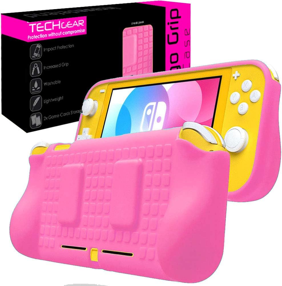 TECHGEAR Grip Case for Nintendo Switch Lite, Soft Amazon.co.uk