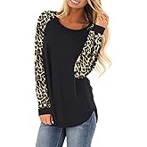 HARHAY 2025 Women's Cotton Knitted Long Sleeve Lightweight Tunic Sweatshirt Tops