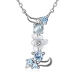 VIKI LYNN Initial Necklace for Women 925 Sterling