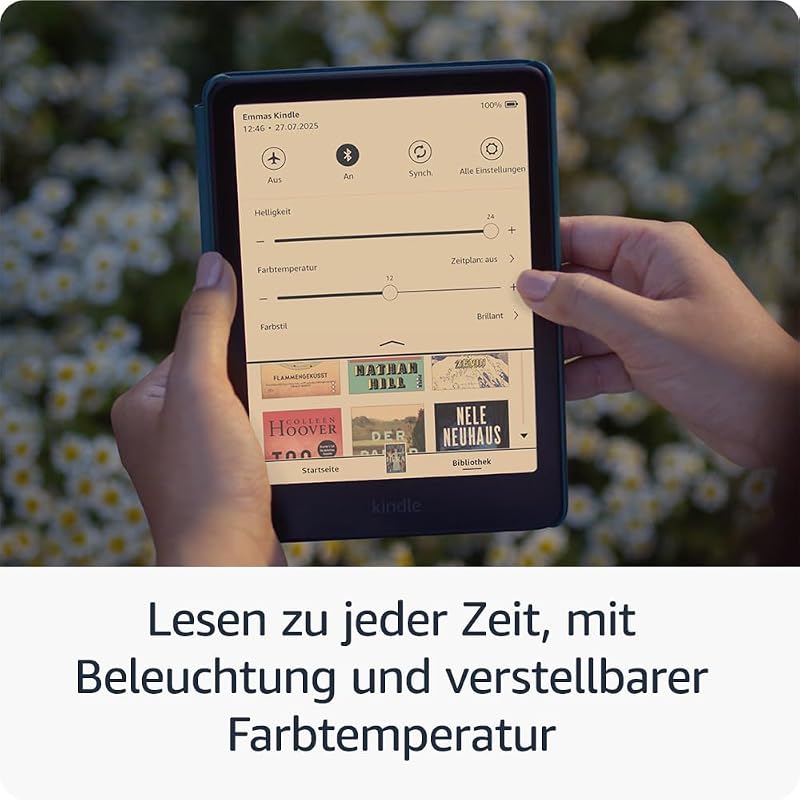 Kindle Colorsoft 16 GB (Version 2024) – Mit Farb-Display, das Buchcover und Inhalte perfekt zur Geltung bringt, jetzt mit farbigen Markierungen – ohne Werbung – Schwarz