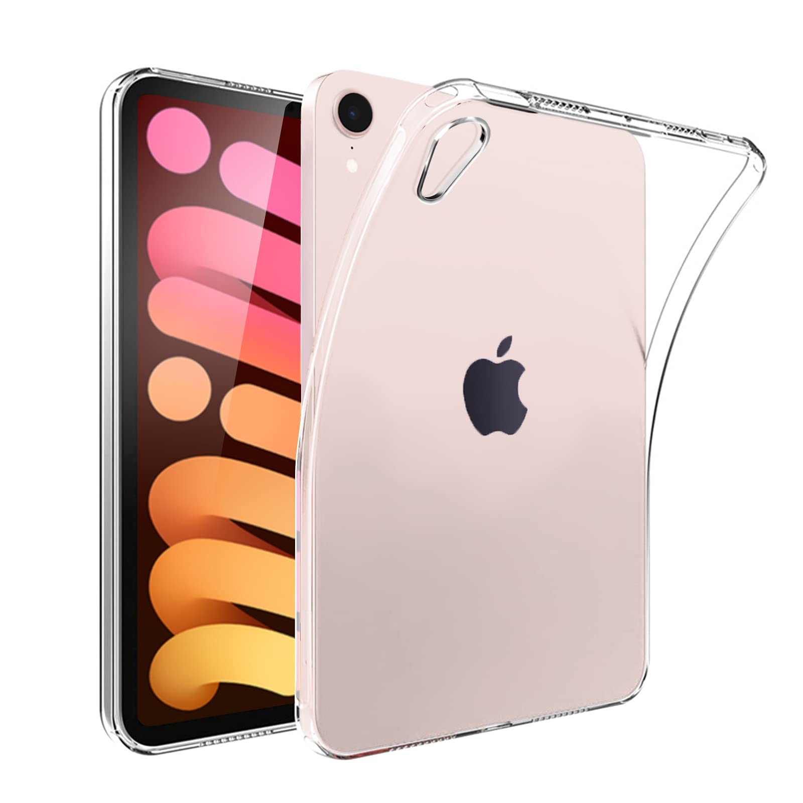 SATRGULL iPad Mini 7 / 6 兼用 ケース TPU透明保護 ソフトケース 薄型 柔らかい手触りの商品画像