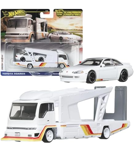 Amazon.com: Hot Wheels Team Transport Nissan Euro Hauler and