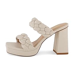 CUSHIONAIRE Women's Aurora braided platform sandal