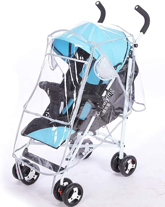 Stroller Rain Cover Universal for Pushchair, Baby Travel Weather Shield, Windproof Waterproof