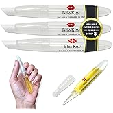 Bliss Kiss Refillable Squeeze Cuticle Oil Pen, Empty 3-Pack, Ideal for Nail Growth Oil and Nail Oil Application