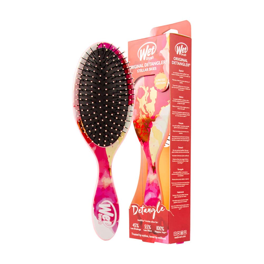 Wet Brush Original Detangler Stellar Skies Brush - Rose Skies By For Unisex - 1 Pc Hair Brush