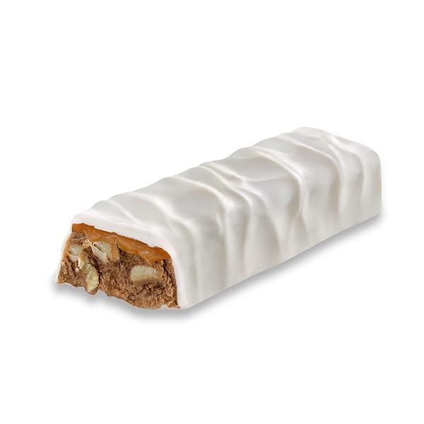 ZERO WHITE FUDGE, CARAMEL, PEANUT AND ALMOND NOUGAT CANDY BARS, 1.85 OZ (24 COUNT)