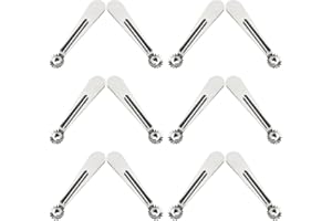 Housoutil 12Pcs Stainless Steel Fruit Corer Set with Serrated Scoop Strawberry Stem Remover and Tomato Corer