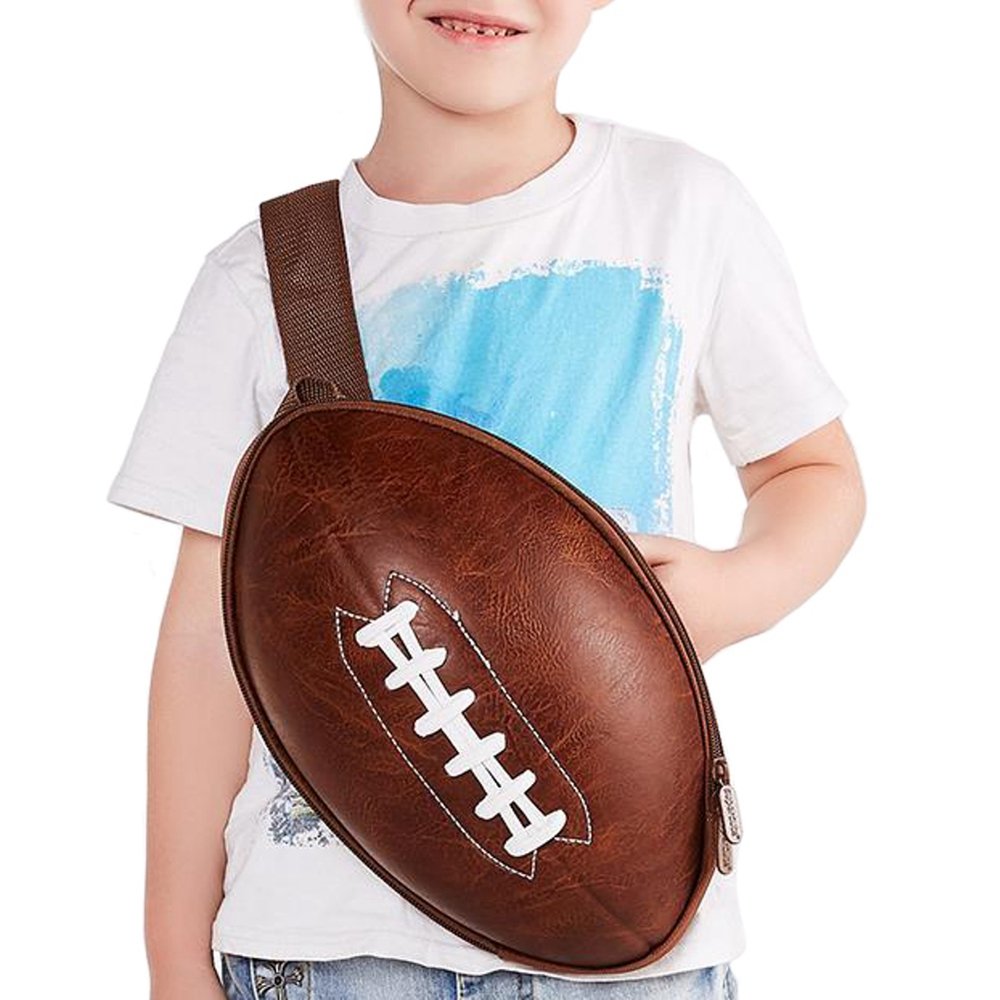 INFMETRY American Football Style Small Sling Bags for Kids Men Boys