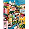 eniref Landscape Paint by Numbers for Adults, Color City Landscape DIY Arts and Crafts for Adults Beginners, Acrylic Paint by Numbers Kits with Paints and Brushes,Perfect for Home Decor 16X20 Inch