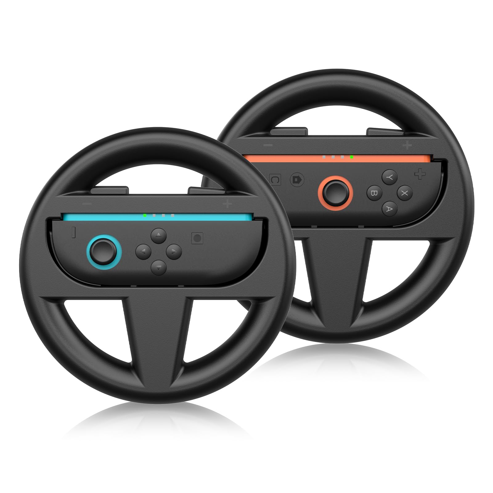 Photo 1 of *USED*
Uxilep Steering Wheels for Nintendo Switch 2 JoyCons, Racing Wheels for Mario Kart Wolrd 8 Deluxe,2 Pack Switch 2 Mario Kart Steering Wheel for Nintendo Switch 2 (2025) Accessories (Black)