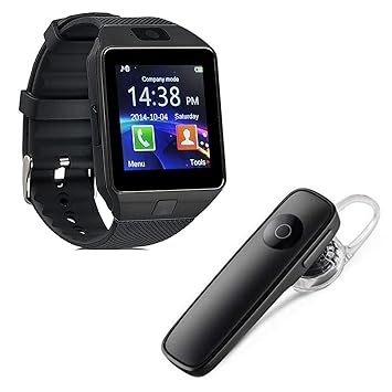 mobile watch with bluetooth headset