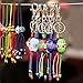 Swivel Clasps Lanyard Snap Hook Lobster Claw Clasp,with 1 inch inner width D ring,Pack of 60