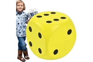 Big Dice Jumbo - foam dice's - large foam dice for kids - Edge Giant Dices - 17CM Soft Large Dices for Classroom Math Games |