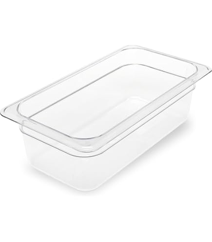 Cambro Amber 1/6 Tamaño Alto Calor H-Pan 6" H