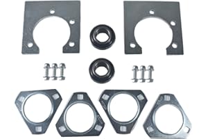 AKSGKGQ Go Kart Live Axle Bearing Kit 1-1/4" Bearing Kit (3-Hole) Kit Fit Go Karts Mini Bikes/Trikes/Off Road ATV