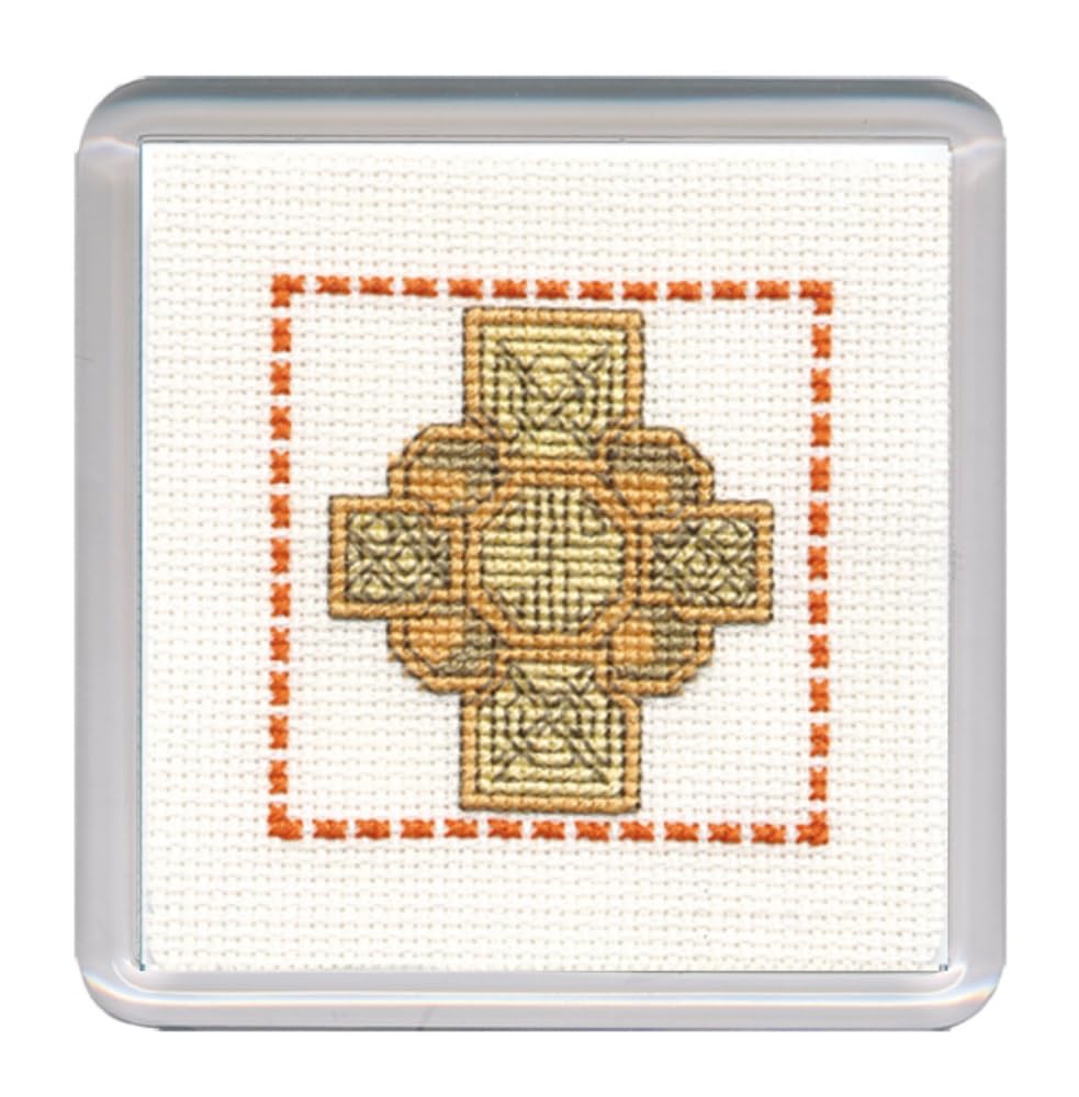 Textile Heritage Counted Cross Stitch Kit - Coaster - Celtic Cross