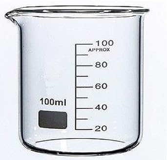 G Lab 100ml Glass Beaker Laboratory Measuring Instrument Beaker Amazon In Industrial Scientific