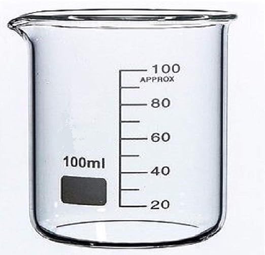 G LAB 100ml Glass Beaker Laboratory Measuring Instrument Beaker Amazon