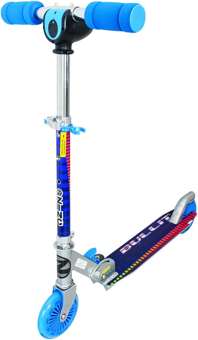 Zinc Bullit Folding Kick Scooter with Speedometer